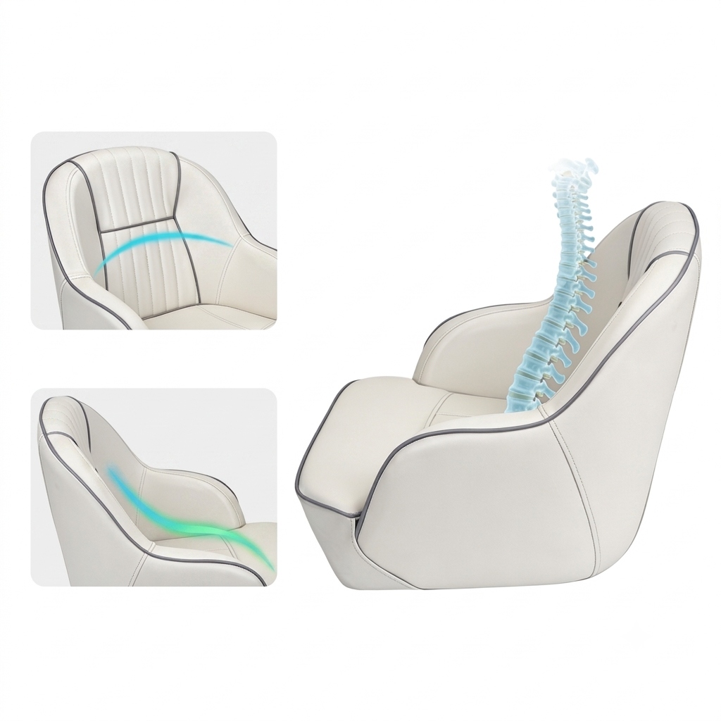 Padded Ergonomic Marine Bucket Seat