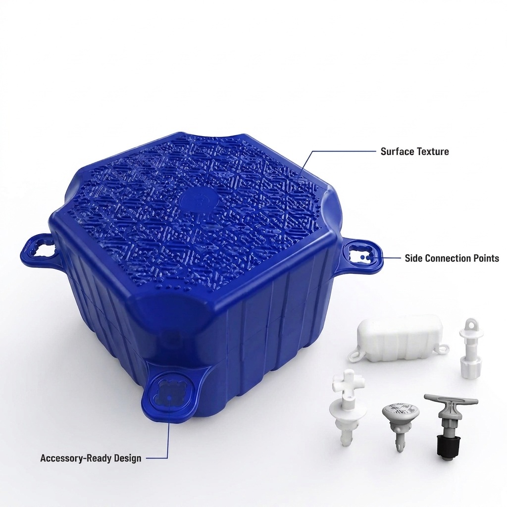 High Density Polyethylene Pontoon Floats