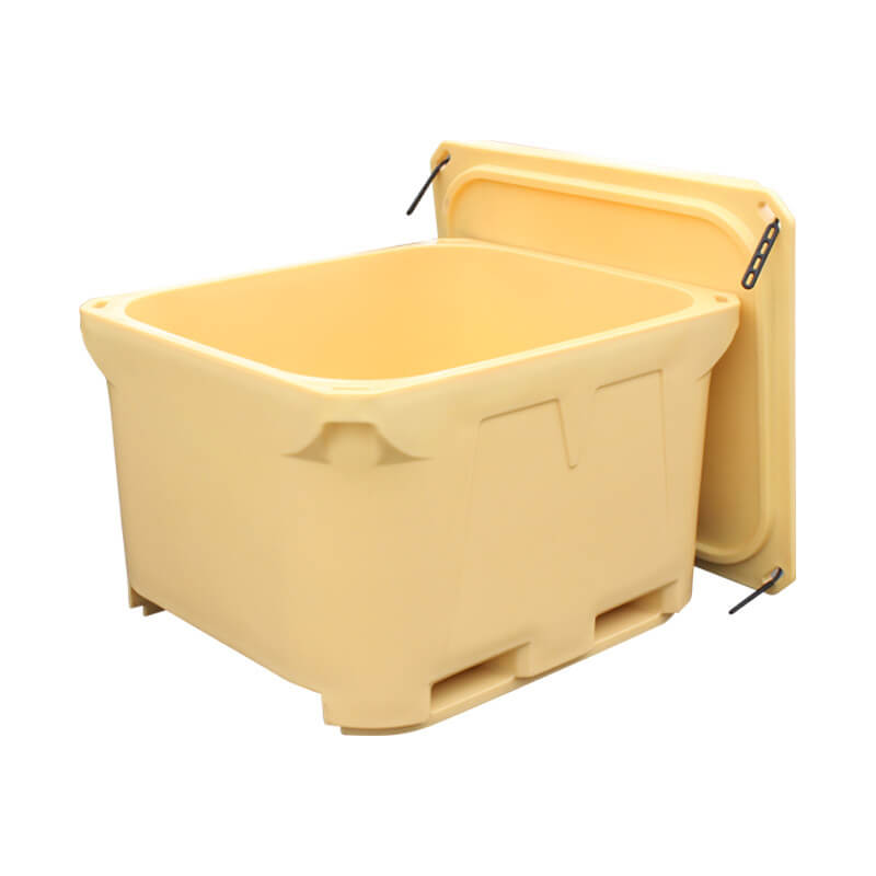 Rotomolded cold storage cooler box
