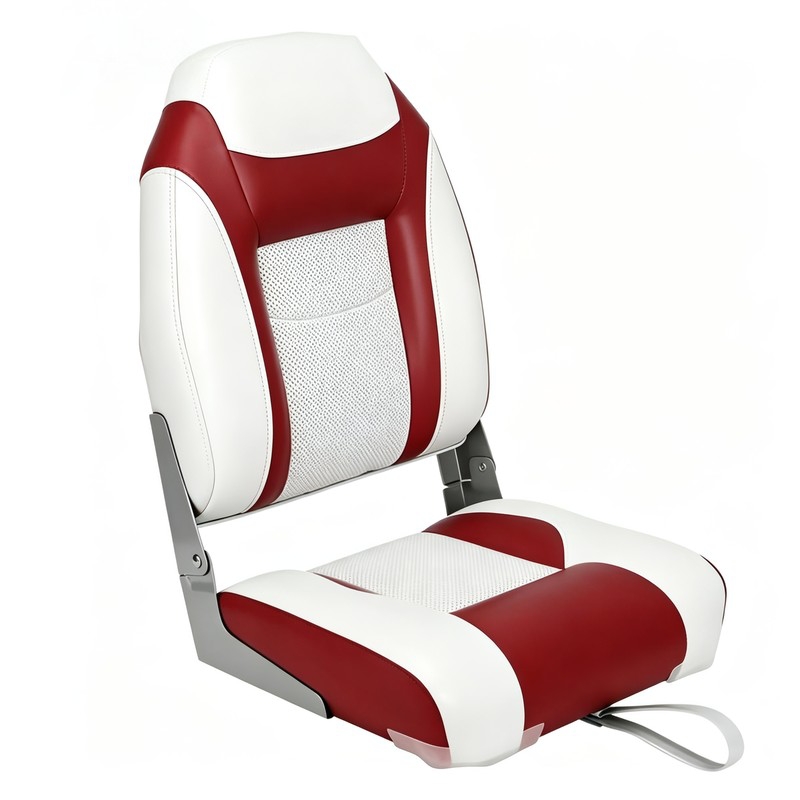 Premium High Back Folding Marine Fishing Captain Chair