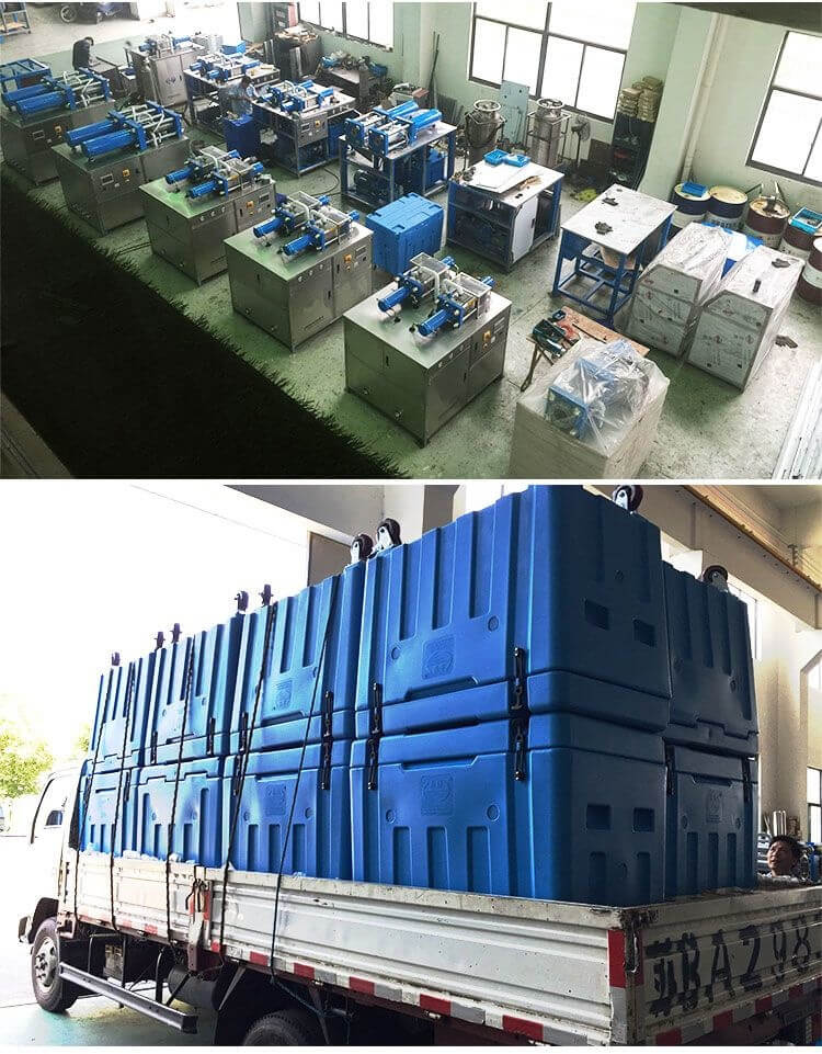 Cooler bins warehouse stock