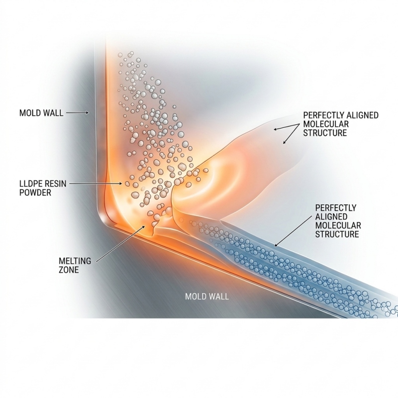 Stress-Free LLDPE Layering