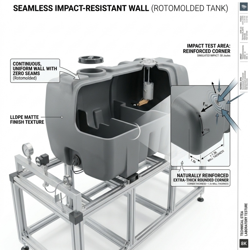 Seamless Impact-Resistant Wall
