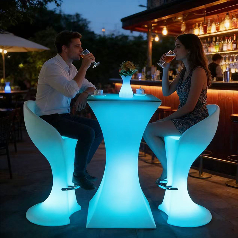 Color Changing High Stool