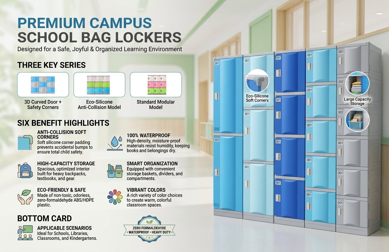 Custom Colored Rotomolded Plastic Lockers