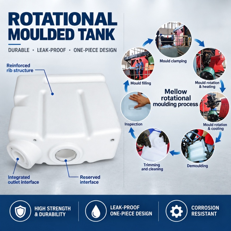 Seamless LLDPE Auxiliary Fuel Tank OEM