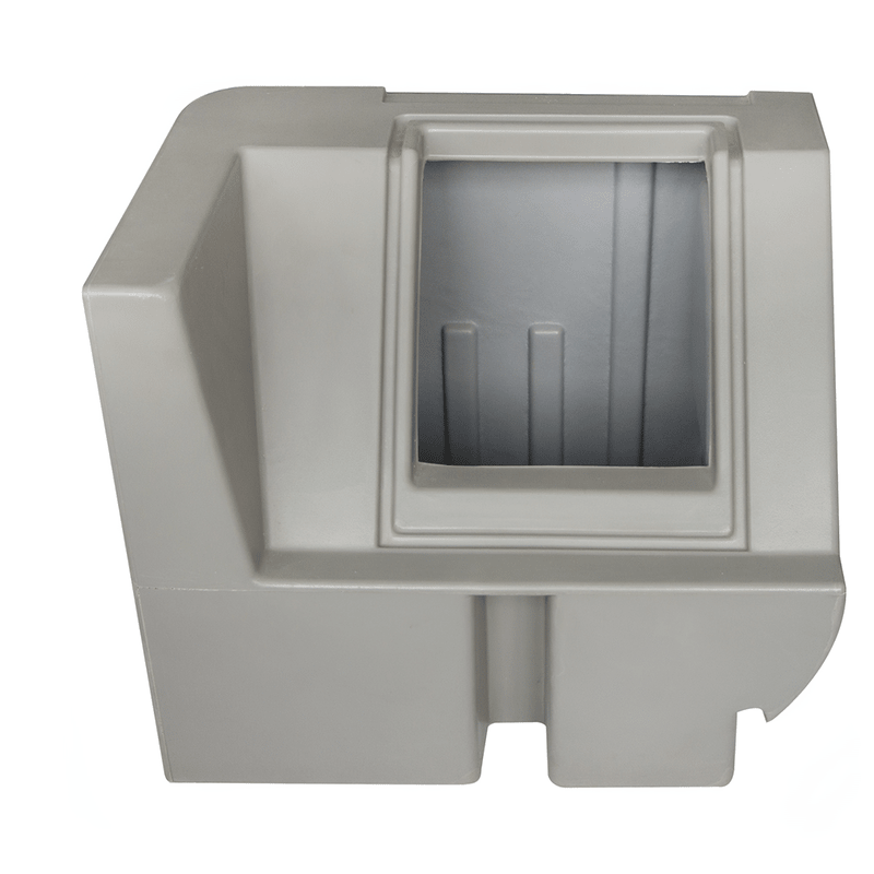 Left & right pontoon lean-back lounge seat modular combination display